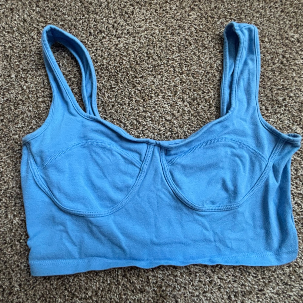 Blue Women's Short Top